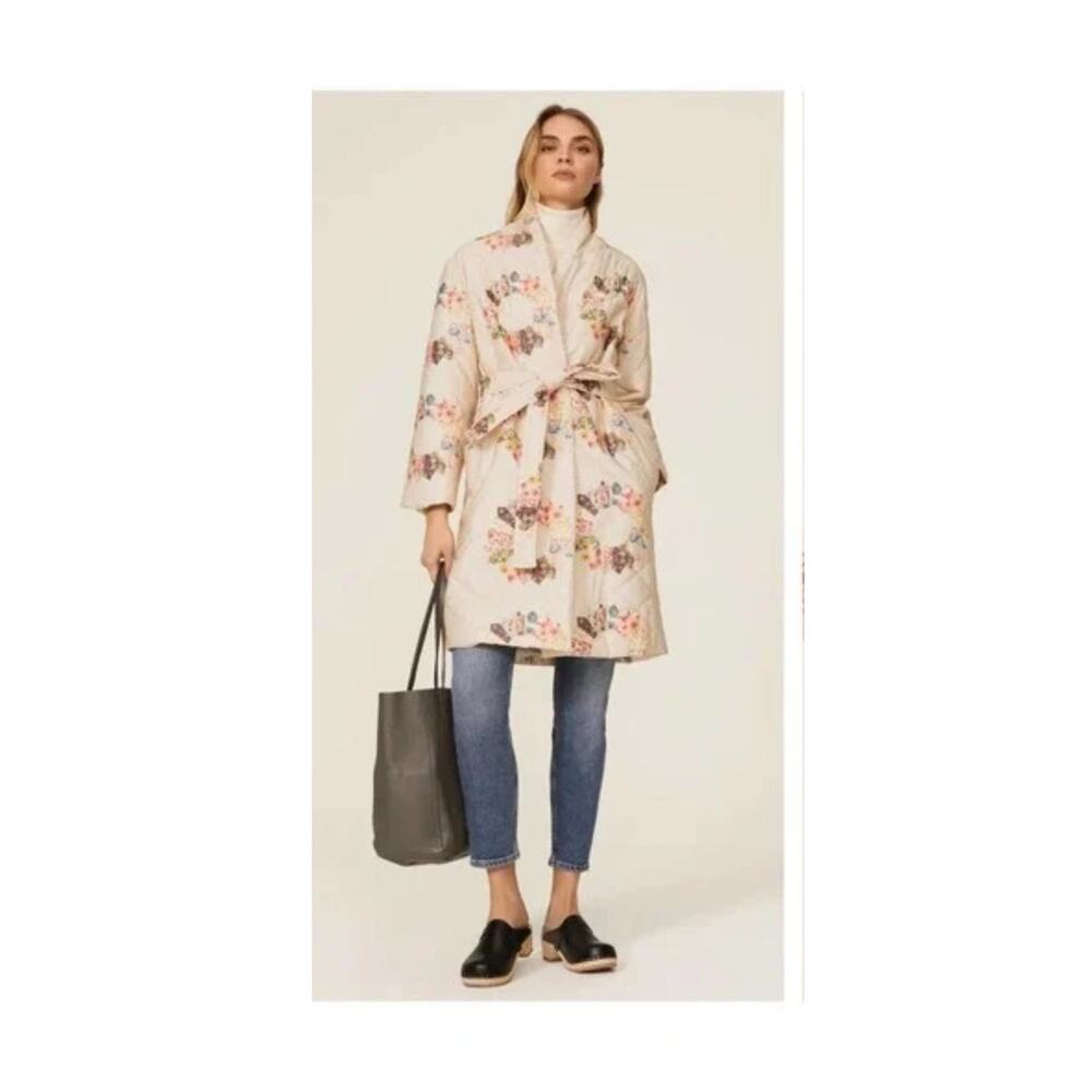 NEW Samantha Sipos Quilted Coat Size XS